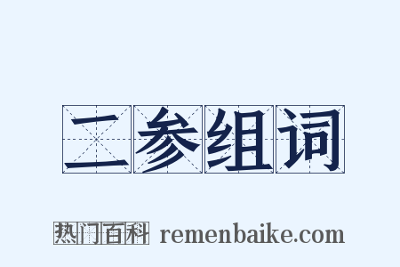 二参组词是什么意思的图片